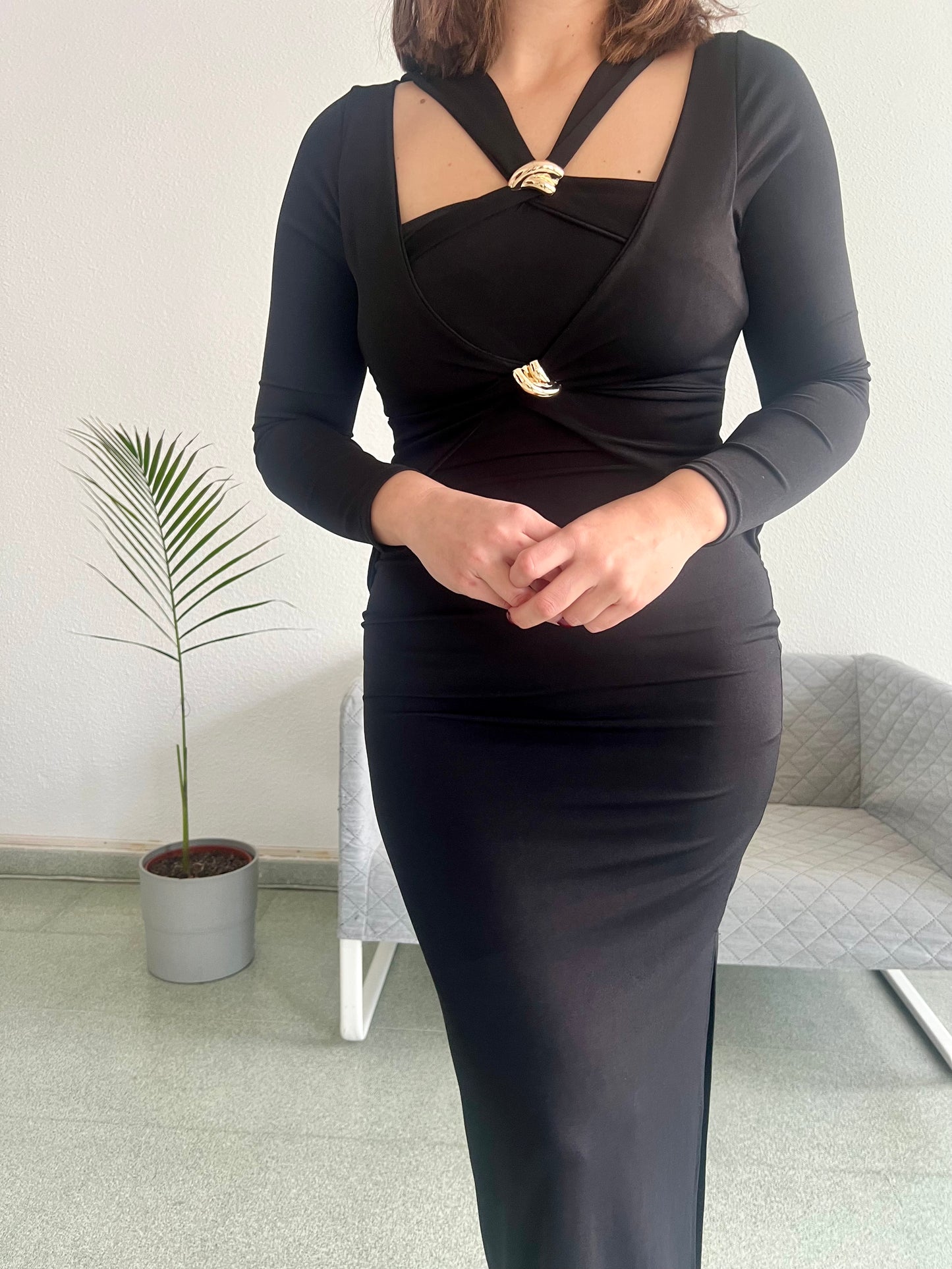 Vestido hebillas