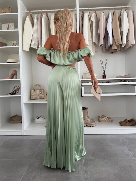 Conjunto plisado
