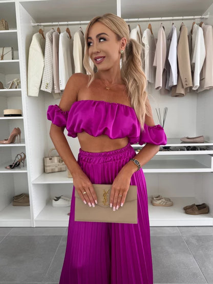 Conjunto plisado