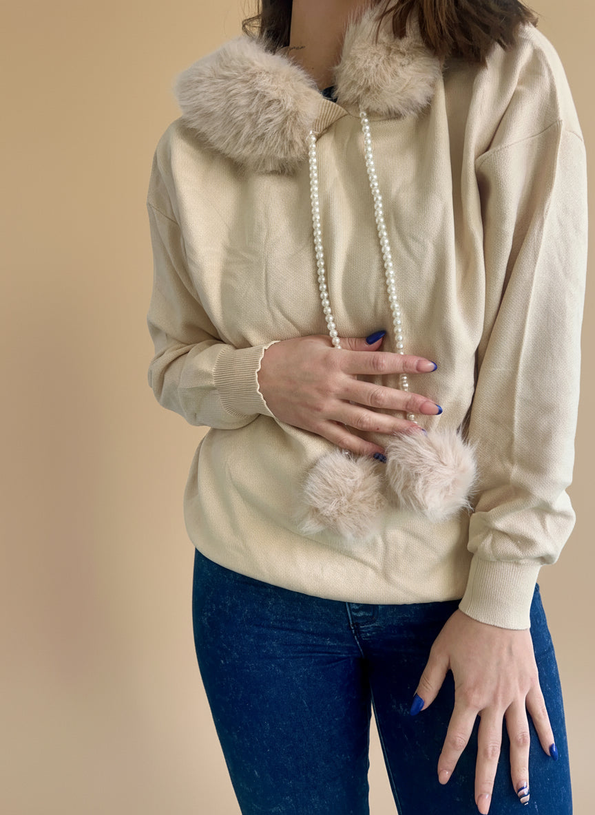 SUDADERA POMPON